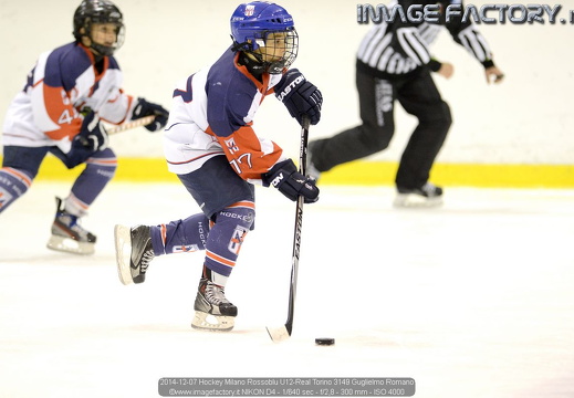 2014-12-07 Hockey Milano Rossoblu U12-Real Torino (6-3)
